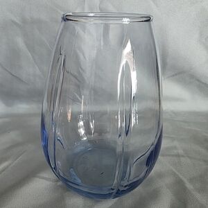 Source Unknown Blue Glass Vase
